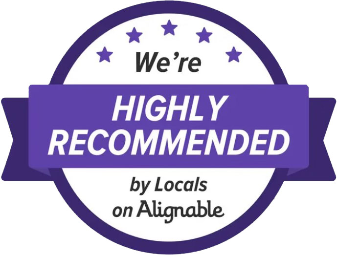 alignable badge that says highly recommended